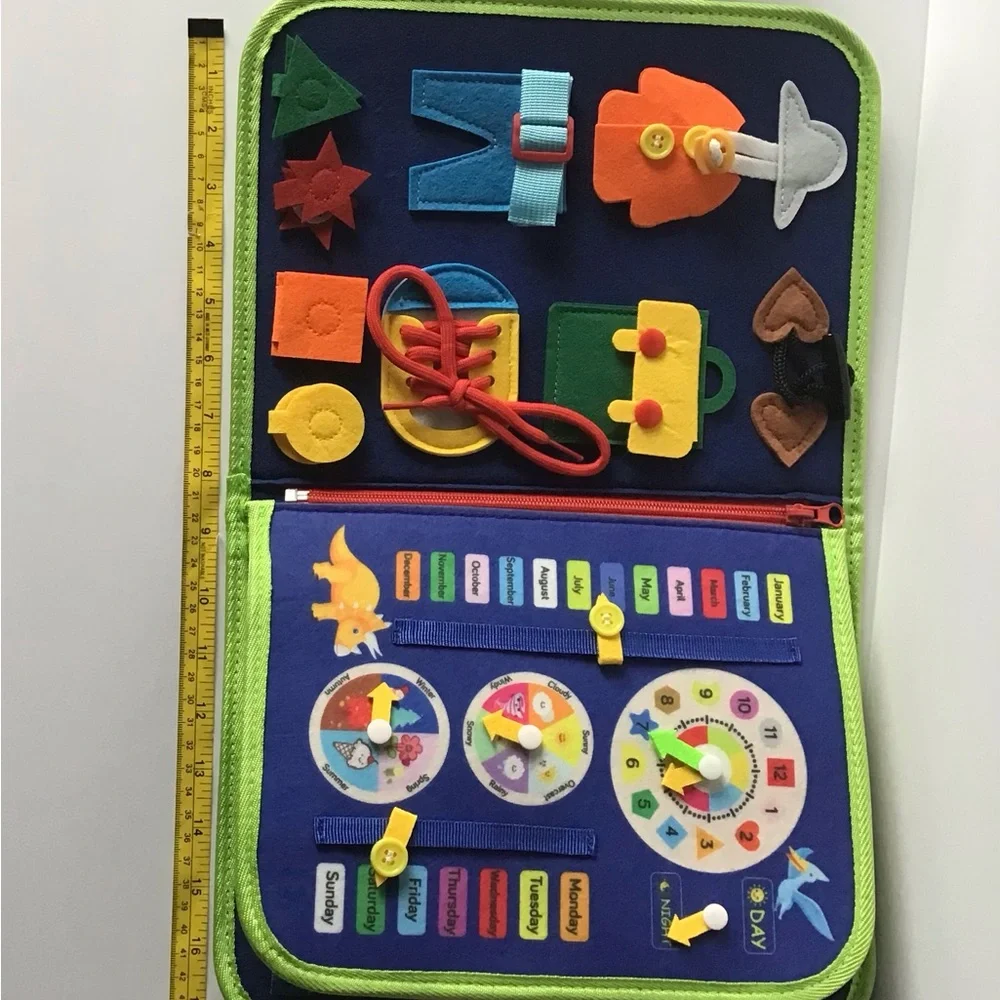 Learning Interactive Busy Board for Kids New In Bag